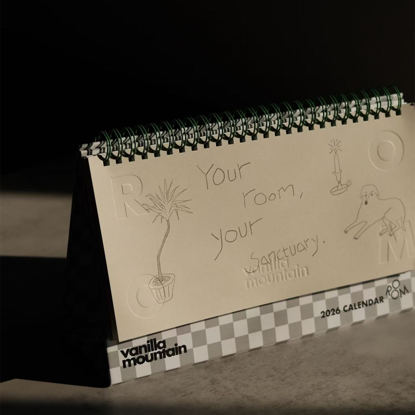 VM香草山《ROOM》房间系列 2026年限量台历桌面日历原创设计