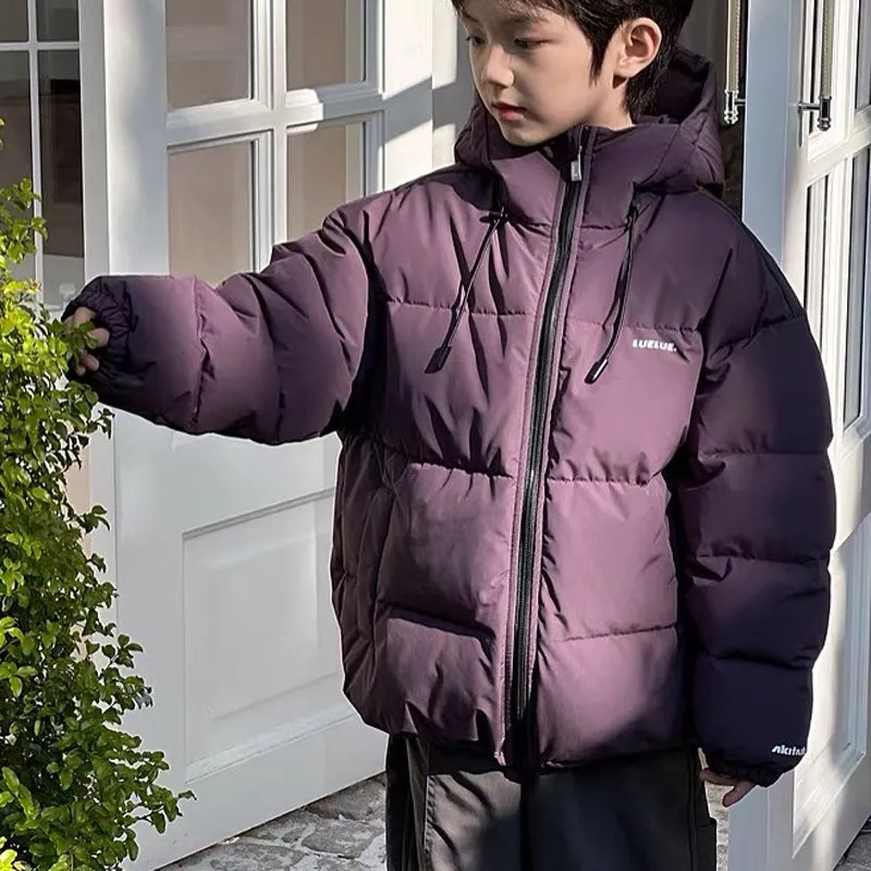 新款儿童男童棉服加厚款小中大童短款棉袄保暖冬装韩版外套洋气潮