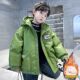 儿童装 夹克 加厚中大童加绒男孩冬装 男童皮衣外套秋冬2026新款 冬季