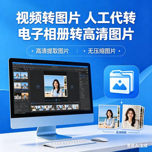 视频转逐帧高清图片视频电子相册截图提取jpg格式mp4转无损照片