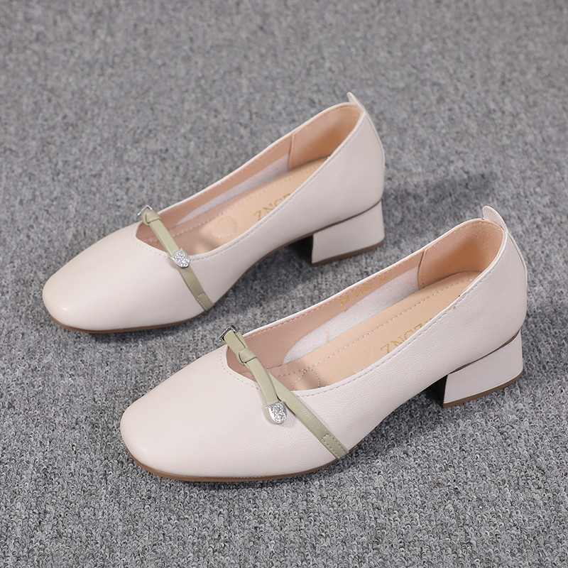 珍妮公主高跟单鞋蝴蝶结软妹奶奶