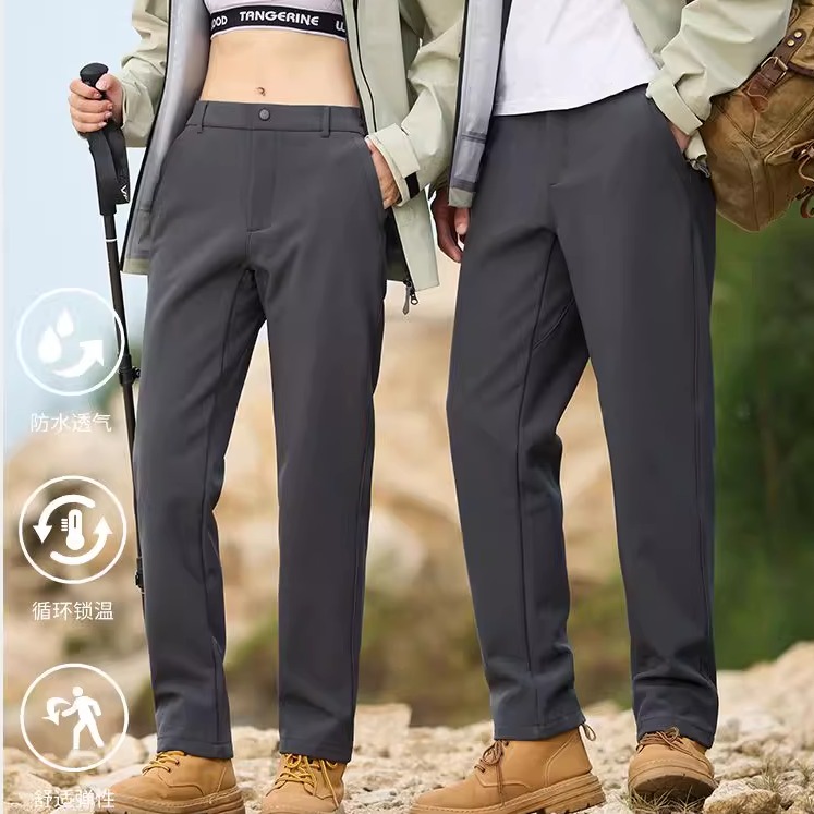 探索者情侣冲锋裤防风防水软壳裤