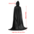 Black Gold Velvet Grim Reaper Cloak 2.15m