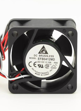 台达4020散热风扇12v 0.10a EFB0412MD-ROO报警H3c交换机风机4cm
