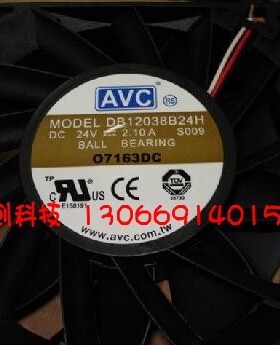 特卖AVC 12038散热风扇12cm  24v 2.1a DB12038B24H三线风机