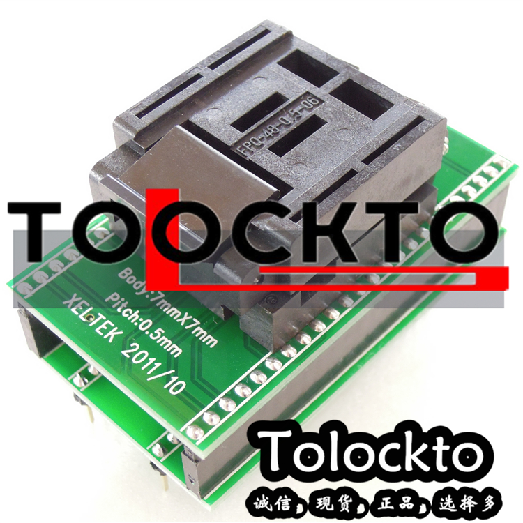 SA248-B005烧录座QFP48测试座