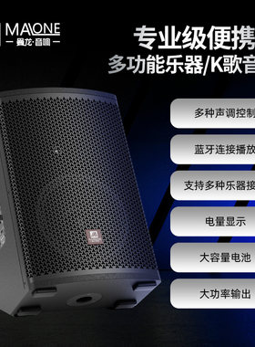 曼龙高端带声卡内录直播唱歌户外乐器音响吉他街头演唱便携式音箱