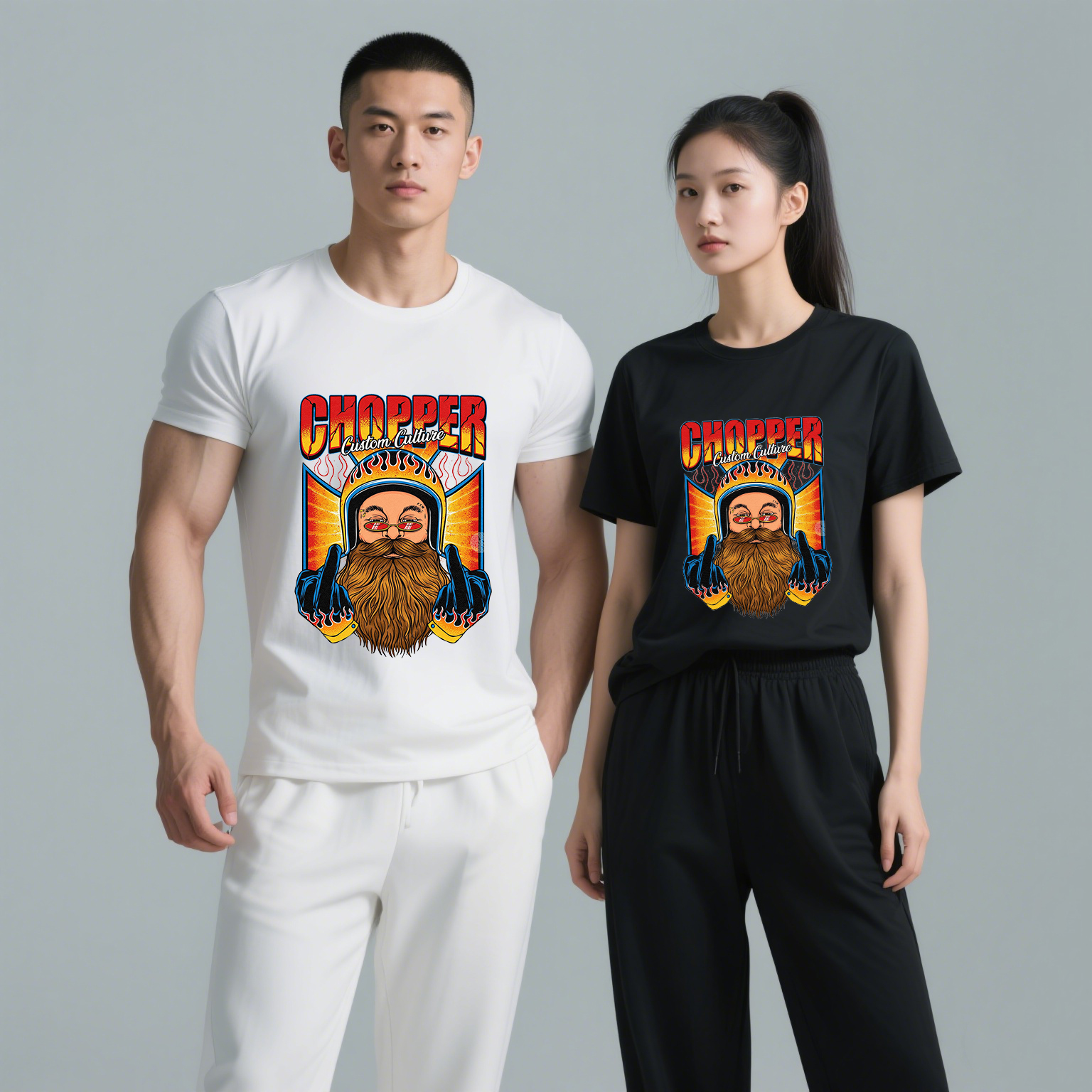 卡通动漫人物设计感纯棉短袖T恤