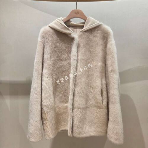 韩国代购 DAKS 26冬 皮草 DLCO6F615