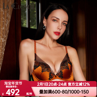 爱慕高端LACLOVER兰卡文邂逅巴洛克4/4模杯文胸聚拢内衣女LC11TU1