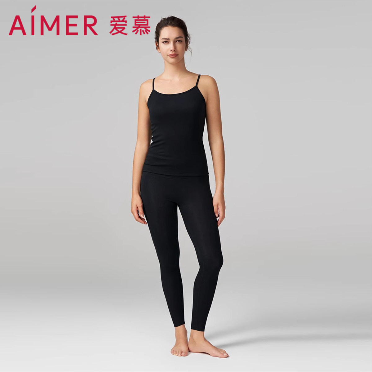 常规棉混纺布保暖长裤爱慕女否