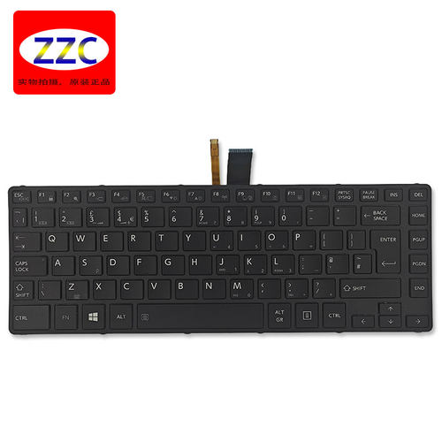 东芝 Toshiba Portege A30-C 键盘 UK 带背光 配件 G83C000GS5EN