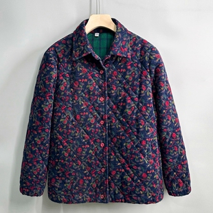 中老年人大码棉衣外套女老太太加大薄棉服妈妈奶奶冬装夹棉小棉袄