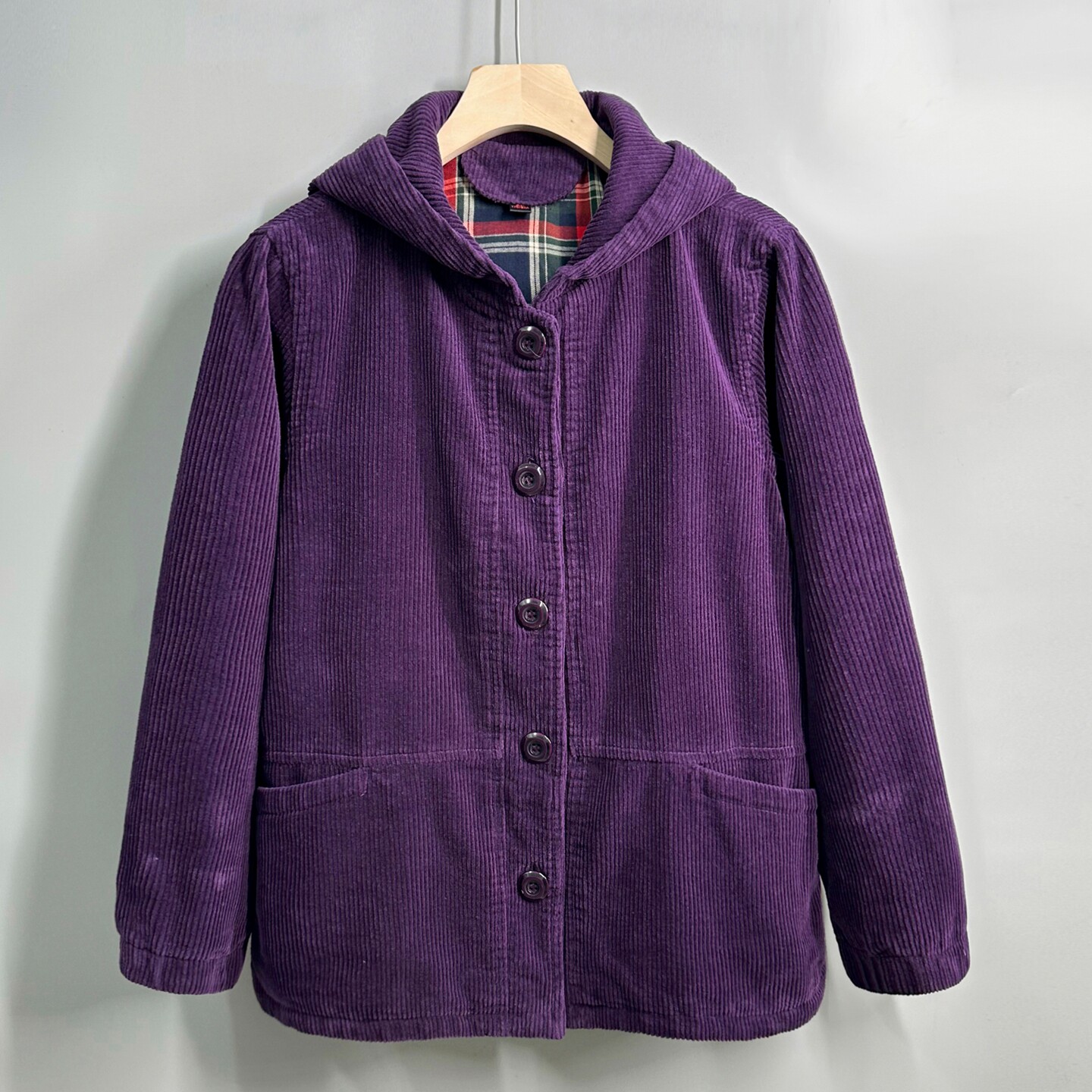 妈妈奶奶秋装大码纯棉灯芯绒外套