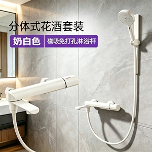 全铜分体式淋浴花洒套装家用浴室沐浴器增压喷头淋雨喷头洗澡沐浴