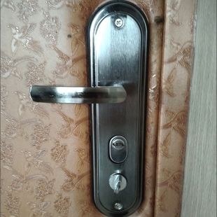 配件面板执手 铝合金门锁手柄大耳朵锁具大门通用型家用三角老式