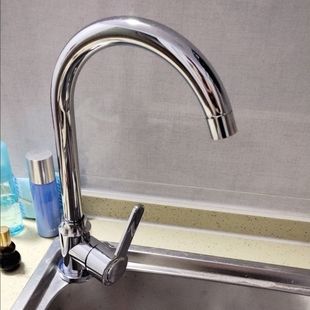 水槽水龙头304不锈钢单冷二合一洗手池增压防溅水洗碗池家用旋转