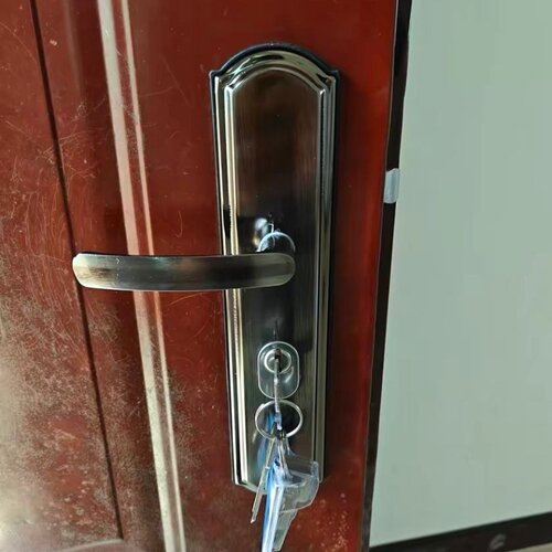 防盗门单活双活全套入户大门锁具套装不锈钢手柄通用型把手木门
