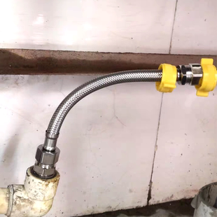 热水器进水管家用防爆软管上水编织连接对接延长管加长304不锈钢