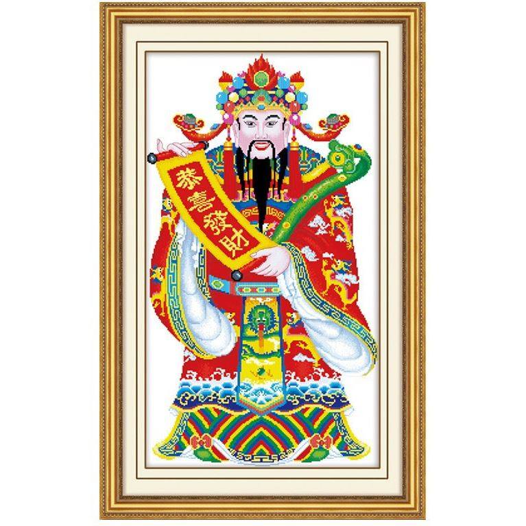 钻石绣2024年新款满钻5d钻石画恭喜发财财神爷十字绣客厅点贴钻砖,居家布艺,钻石绣,淘宝优惠券,粉丝福利购,淘宝优惠卷