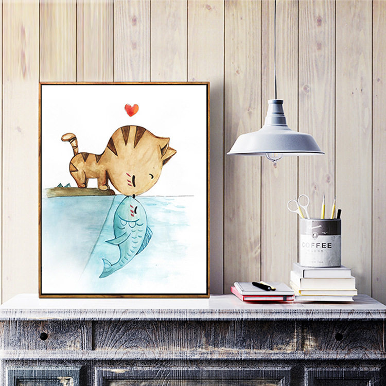 钻石绣2024年新款满钻客厅5d猫咪卡通可爱卧室贴钻十字绣AL1304,居家布艺,钻石绣,淘宝优惠券,粉丝福利购,淘宝优惠卷