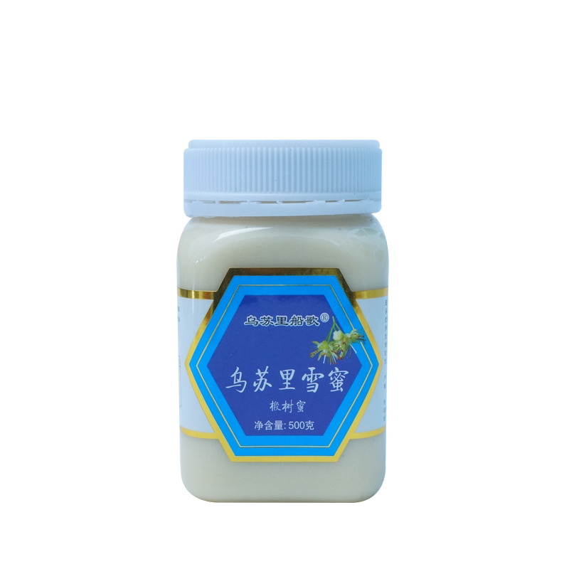 饶峰乌苏里雪蜜 椴树蜜 500克 结晶蜂蜜土白蜜天然纯正，自然成熟
