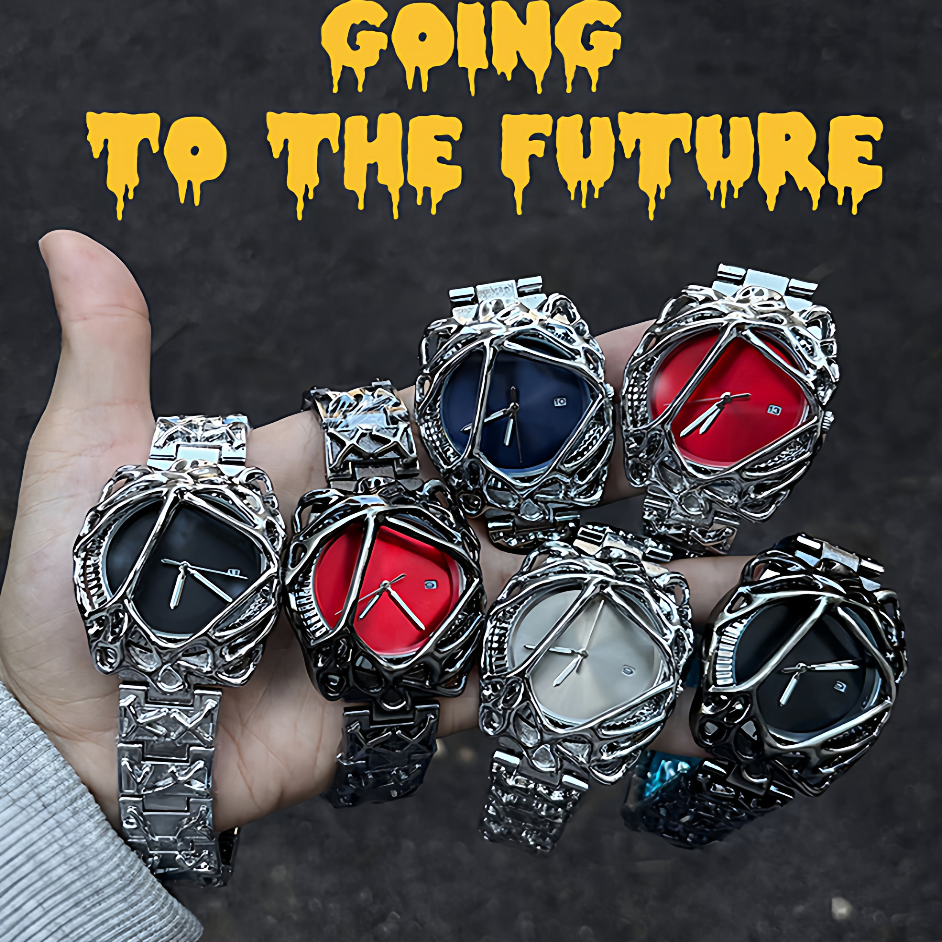 千禧年原创y2k异形手表