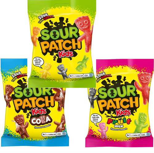 Maynards Sour Patch Kids Original Sweets Fruit Cola酸味软糖