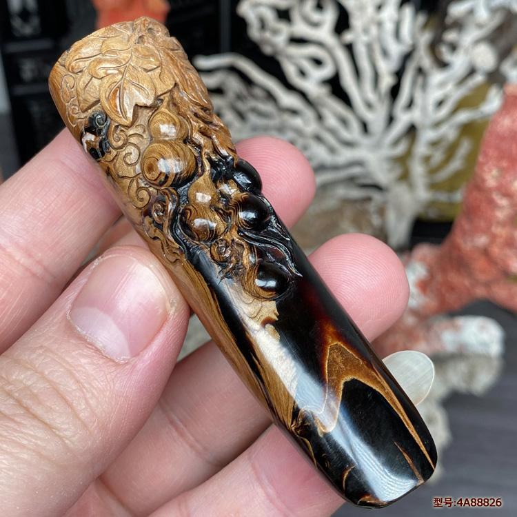 活性碳天然双重循环精雕黑珊瑚