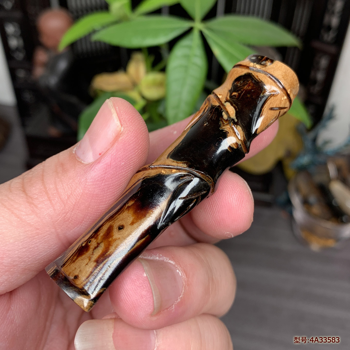 天然海柳烟嘴竹节造型高档精工