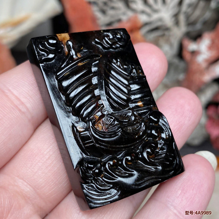 保真天然海柳项链挂件男女款情侣礼物挂饰吊坠牌子一帆风顺民族风