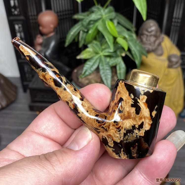 天然保真海柳烟嘴烟斗拉杆