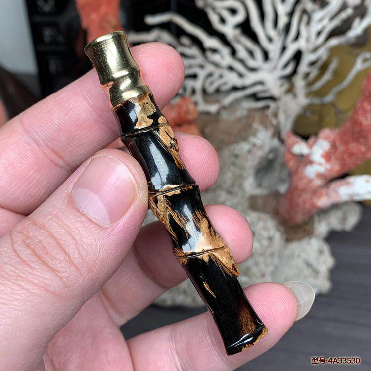 天然海柳烟嘴烟斗老式传统造型