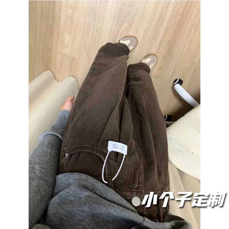 小个子长裤适中牛仔布2025春夏季