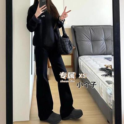 适中2024秋冬牛仔布直筒裤长裤