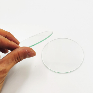 强光神火手电筒头灯探照灯钓鱼灯矿灯配件圆形透明玻璃镜片前玻璃