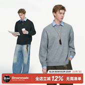 假两件高智感POLO衫 毛衣男款 春秋季 Dream 领针织衫 美式 衬衫 made