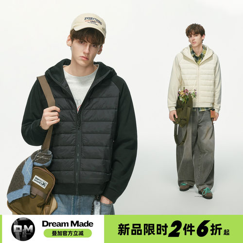 Dream made 3M新雪丽棉高效暖绒排骨棉服男冬季保暖三防棉衣外套