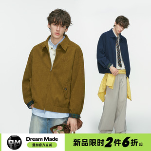 made 巴恩风男生工装 美式 秋季 翻领夹克 复古灯芯绒外套男款 Dream