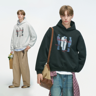 新款 Dream 连帽卫衣男秋冬季 美式 加绒加厚重磅休闲男生外套 made