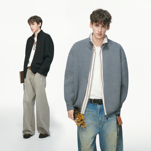 加厚内搭男生针织衫 毛衣男秋冬季 外套 made老钱风人夫感开衫 Dream