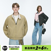 Dream boxy短宽外套 cleanfit格纹哈灵顿夹克男女春秋季 made 美式
