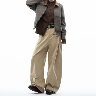通勤休闲裤 男款 秋季 Dream 男生裤 美式 直筒宽松高级感西裤 子 made