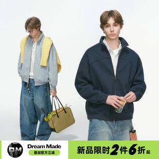 made 重磅短款 美式 卫衣男秋冬季 外套 解构cleanfit立领开衫 Dream