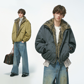 加厚棉服重磅工装 狼王座山雕外套男冬季 棉衣男生棉袄 made Dream