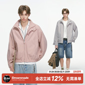 飞行情侣装 Dream 夹克 立领拉链工装 教练外套男boxy短款 made 美式
