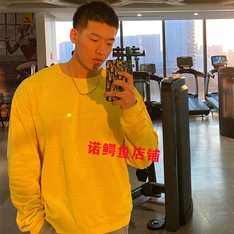 浩伦运动健身时尚保暖白色t恤