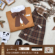 格裙背心学院女秋冬叠穿 川野栗 jk套装 小栗 原创正版 开衫
