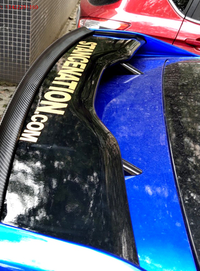 汽车尾翼反光贴纸前后包围stancenation个性改装装饰拉花车贴