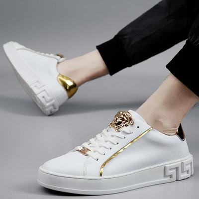 欧洲站男鞋子夏季2025新款真皮小白鞋男款轻奢运动鞋休闲 板鞋男